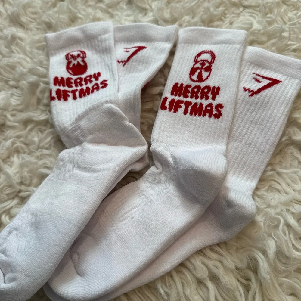 GYMSHARK Christmas socks NEW in package